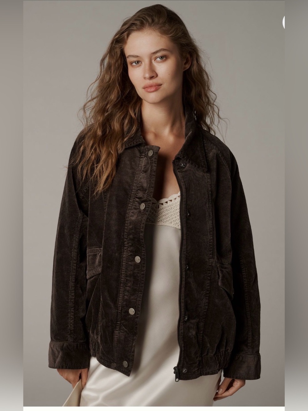 NWT Pilcro Corduroy Bomber Jacket